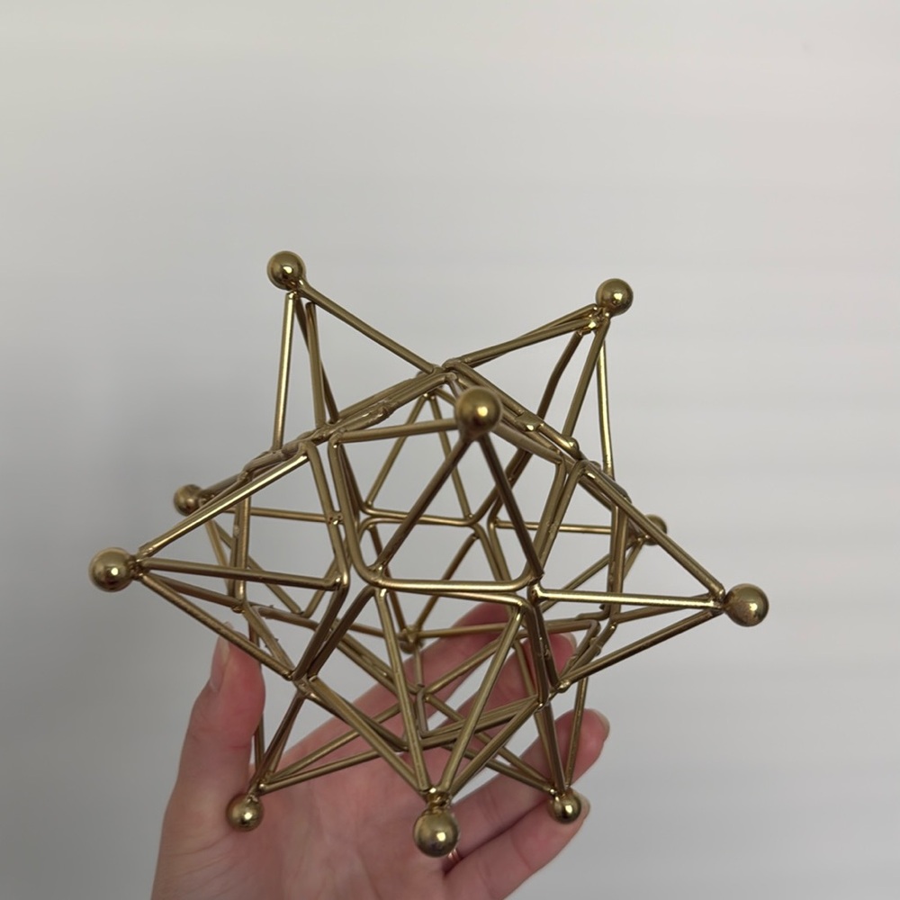 Gold Star Metal Decor